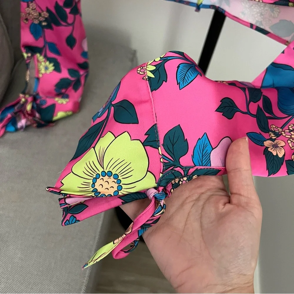 Zara satin floral top - Picture 4 of 4
